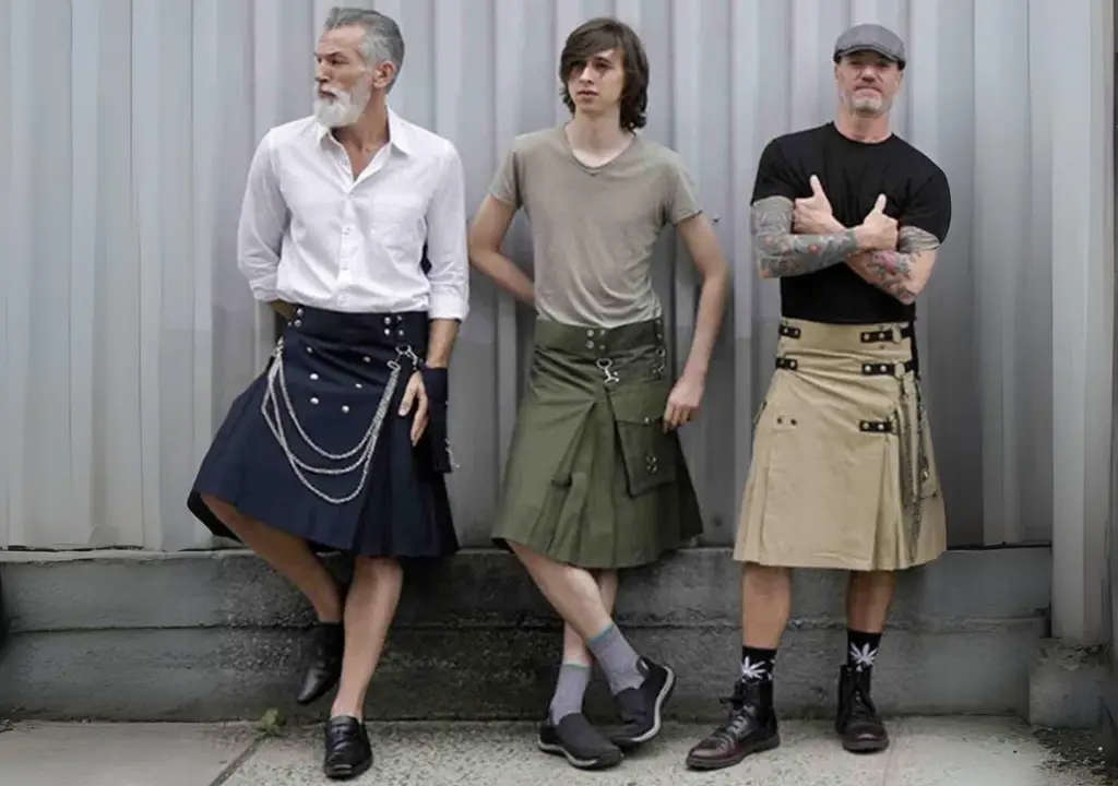 men wear working kilt