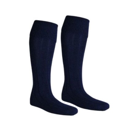 Dark Blue Kilt Sock