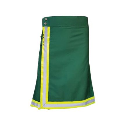 Men's Green Firefighter Utility Kilt