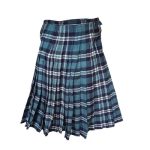 Traditional St. Andrews Tartan Kilt in Blue and Navy Plaid - Image 3