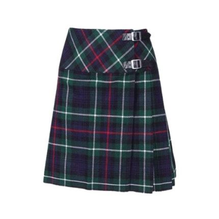 Women’s Mackenzie Tartan Mini Kilt with Buckle Straps