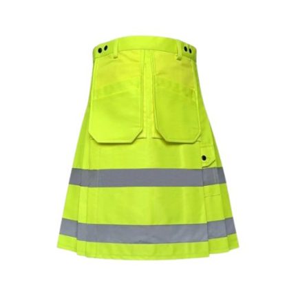 Men's High-Visibility Yellow Utility Kilt