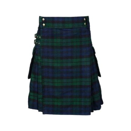 Classic Kids' Black Kilt