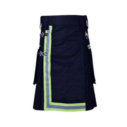 Men's Navy Blue Firefighter Kilt