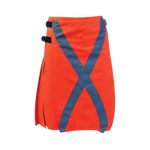 Men's Orange Firefighter Kilt,