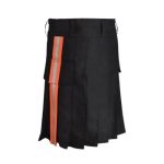 Firefighter Black Kilt Men's - Image 3