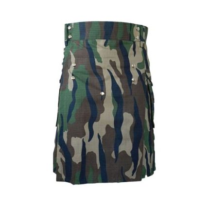 Boys' Camo Utility Kilt with Pockets