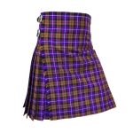 Vibrant Men's Dutch Tartan Kilt in Purple and Brown Plaid - Image 6