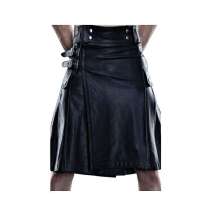 Plain Leather Kilts