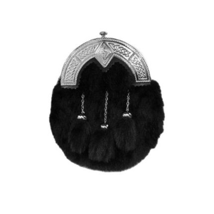 Black Fur Dress Sporran