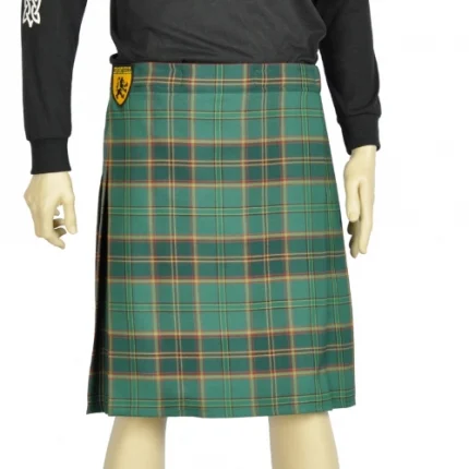 Celebrate Irish heritage and style with our Ireland Original Sport Kilt. Designed for men who appreciate both tradition and modern functionality, this kilt is perfect for sports, casual wear, and special occasions. Made from high-quality materials, it ensures durability and comfort in every situation. This sport kilt features a classic design, blending seamlessly with modern elements to provide both style and practicality. The kilt is designed to offer a comfortable fit, allowing ease of movement, making it ideal for various activities. Whether you're attending a sporting event, a casual gathering, or a themed event, this kilt is the perfect choice. Enhance your kilt with essential kilt accessories like kilt belts, pins, and sporrans to complete your traditional Irish outfit. Learn how to wear a kilt properly with our guides on kilt hose, shoes, and flashes, ensuring you look your best on every occasion. Material: High-quality fabric for durability and comfort Design: Classic Irish kilt with modern functionality Fit: Comfortable fit for ease of movement Style: Suitable for sports, casual wear, and special occasions Accessories: Complement your look with kilt belts, pins, and sporrans Immerse yourself in Irish culture with our Ireland Original Sport Kilt. It’s not just clothing; it’s a statement of heritage and style. Perfect for those who value both tradition and modernity, this kilt is an essential addition to any wardrobe.