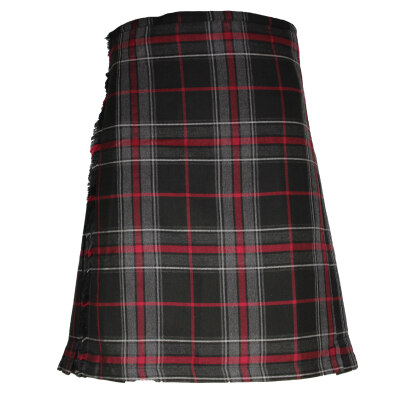 Black and Red Tartan Wool Traditional Kilt