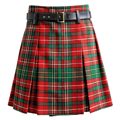 Kilts for Kids - Red & Green Tartan Utility Kilt