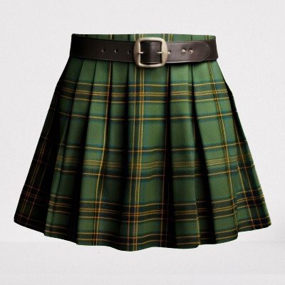 Kilts for Kids - Green Tartan Utility Kilt