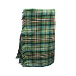 Traditional Scott Green Ancient Tartan Kilt in Green, Red, and Yellow Plaid