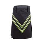 Men's Black Firefighter Kilt
