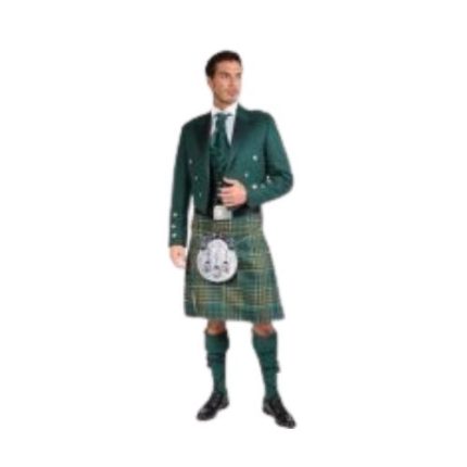Irish County Handmade Prince Charlie Kilt Outfit