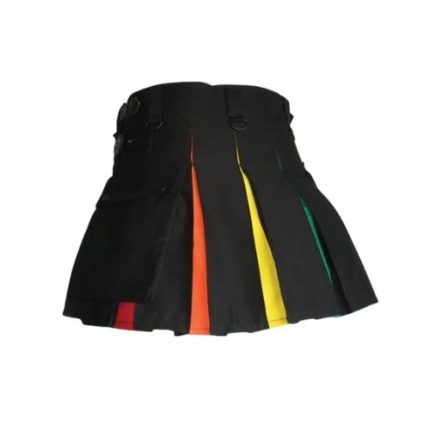 womens modern rainbow kilt