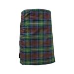 Traditional Isle of Skye Tartan Kilt in Earthy Green and Brown Plaid