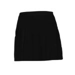 Women’s Black Cotton Pleated Mini Kilt