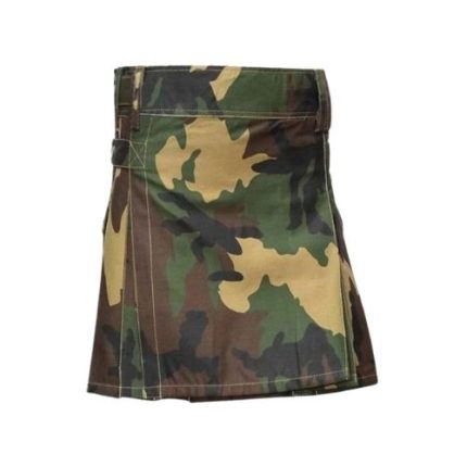 Women’s Woodland Camo Utility Mini Kilt