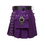 Women's Purple Utility Kilt - Image 2