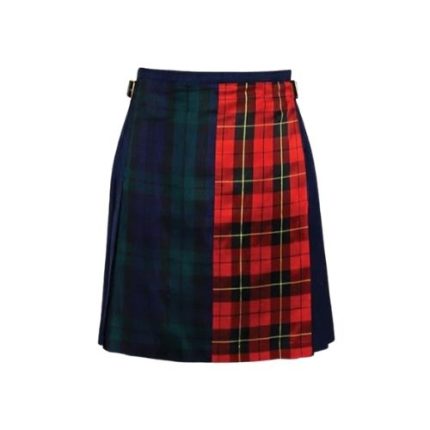Women’s Black Watch and Wallace Tartan Hybrid Kilt
