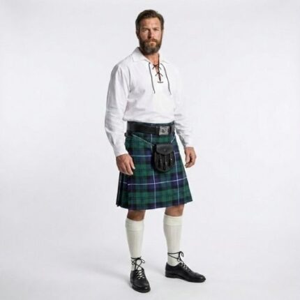 Casual Kilt Outfit 6-Piece Package