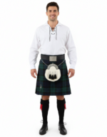 Casual Kilt Outfit With Jacobite Ghillie Shirt