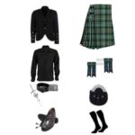 Scott Green Ancient Tartan Kilt Outfit - Image 3