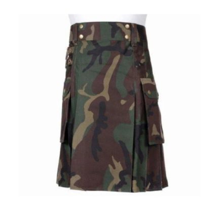 Camo Utility Kilts for Men