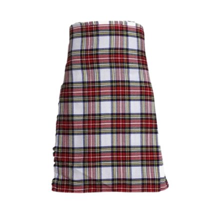 Classic Dress Stewart Tartan Kilt with Traditional Pleated Design