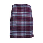 Elegant Royal Canadian Air Force Tartan Kilt in Blue and Burgundy Plaid