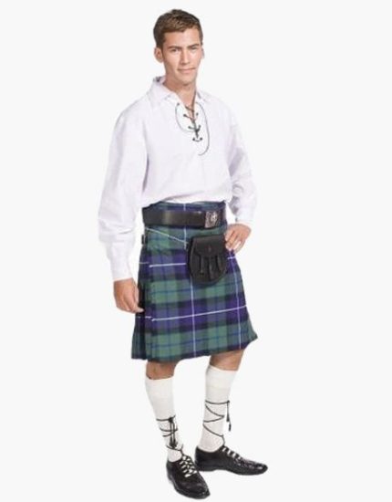 Casual Kilt Outfit 6-Piece Package