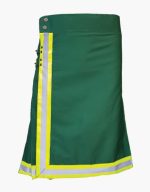 Men's Green Firefighter Utility Kilt