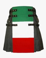 Italian Tricolor Kilt