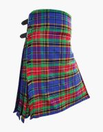 Vibrant Beattie Tartan Kilt in Multicolored Plaid with Classic Pleats