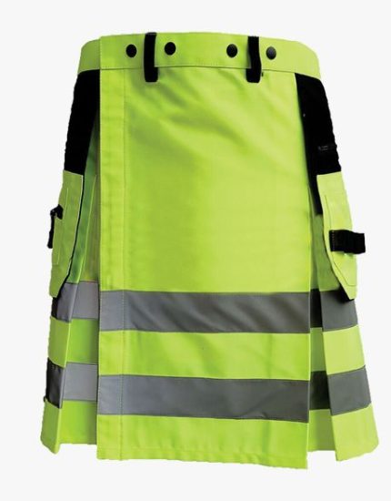 Men's Fluorescent Green Firefighter Utility Kilt