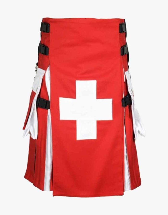 Swiss Flag Utility Kilt