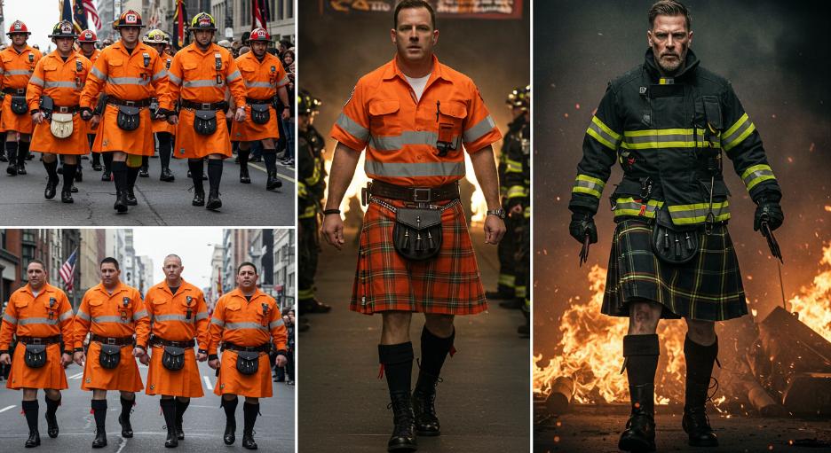 Firefighter Kilts in Popular Culture: From the Firehouse to the Runway