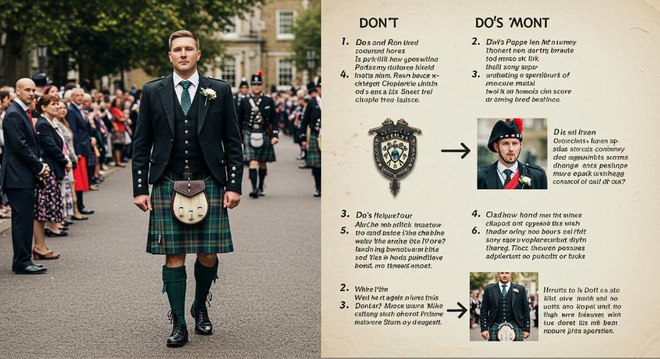 Kilt Etiquette: Do’s and Don’ts When Wearing a Scottish Kilt