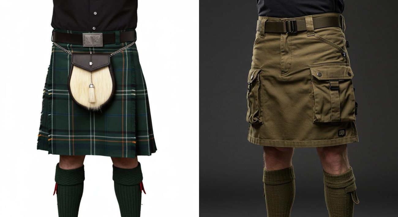 Scottish Kilts vs. Utility Kilts: What’s the Difference and Which One is Right for You?