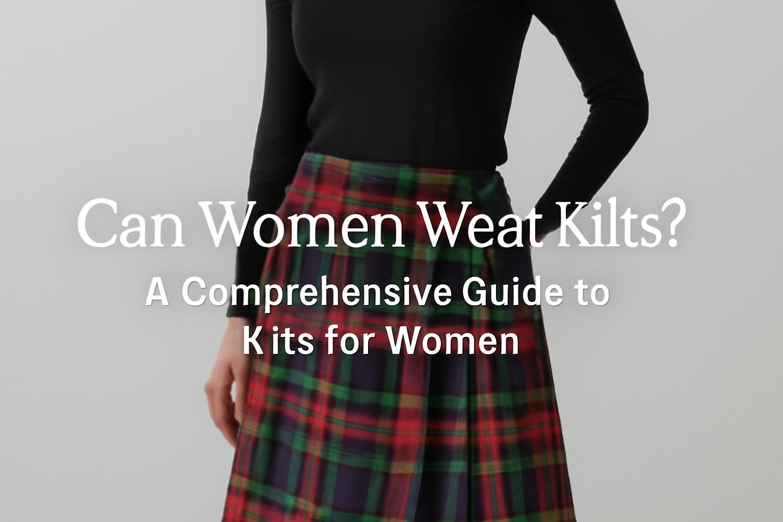 Can Women Wear Kilts? A Comprehensive Guide to Women's Kilts