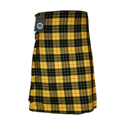 Men Scottish Macleod Dress 8 Yard Tartan Kilt