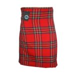 Men Scottish Royal Stewart 8 Yard Tartan Kilt