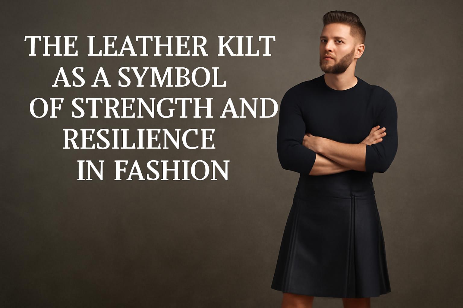 The Leather Kilt as a Symbol of Strength and Resilience in Fashion