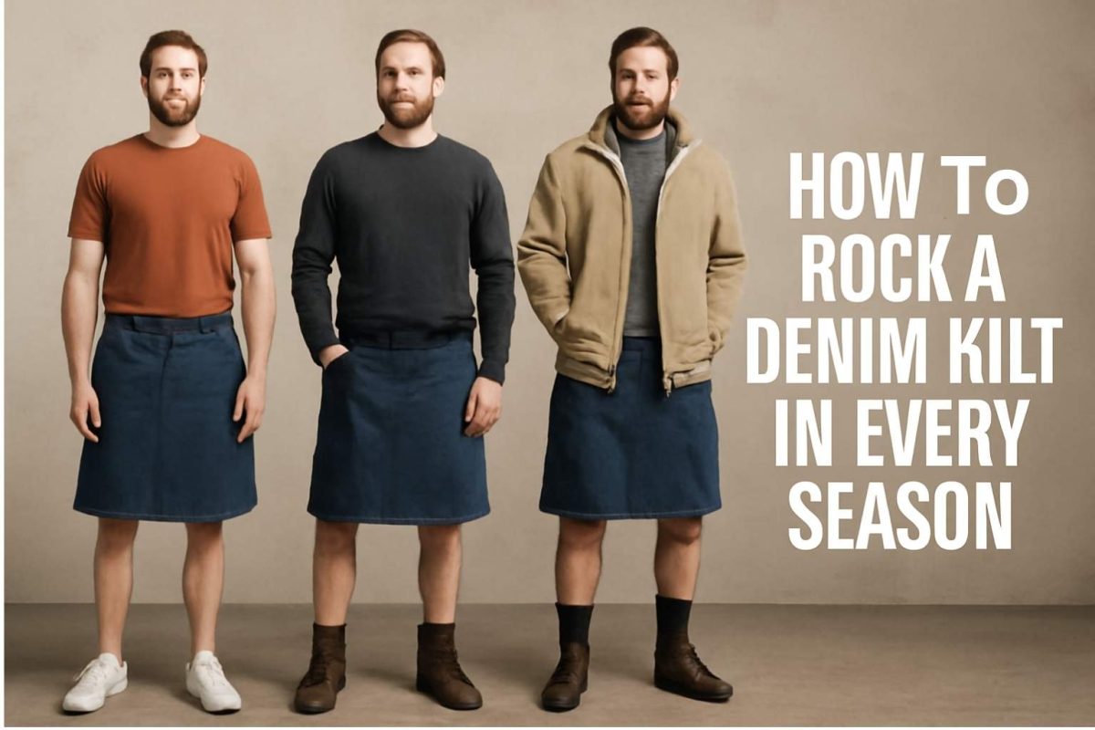 How to Rock a Denim Kilt in Every Season