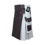 Men’s Two-Tone Utility Kilt – Stylish & Functional with Pockets - Image 2