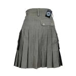 Men’s Olive Green Utility Kilt with Double Buckles - Image 4