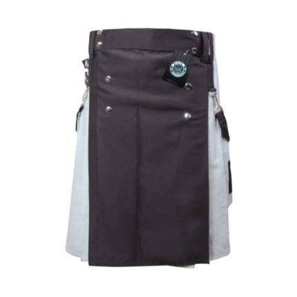 Men’s Two-Tone Utility Kilt – Stylish & Functional with Pockets